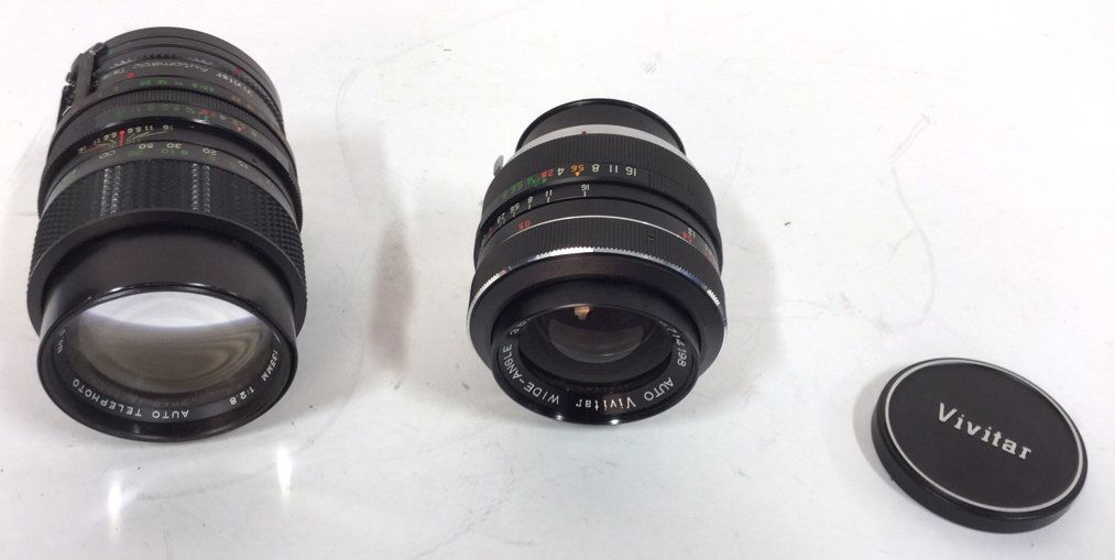 Two Vivitar Camera Lenses (1 of 9)