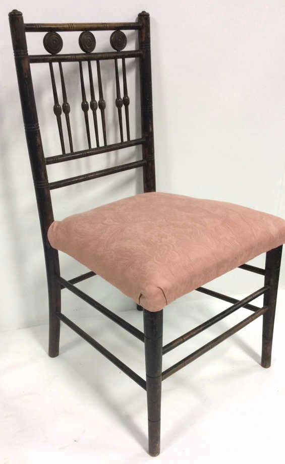 Antique English Bamboo Child's Side chair (1 of 10)