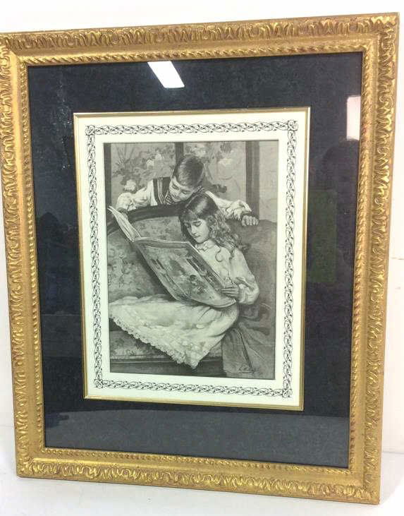 1892 English Print Artwork (1 of 10)