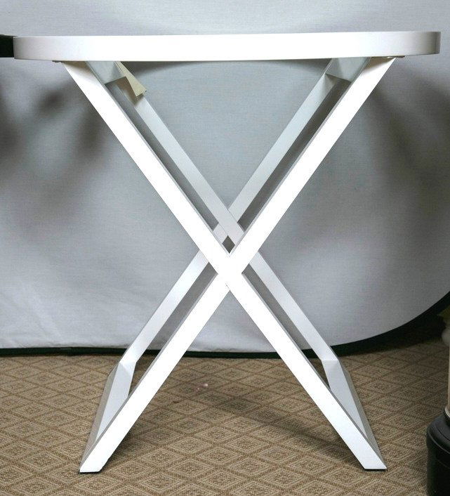 Ralph Lauren Mercer Street White Lacquered Table (1 of 4)