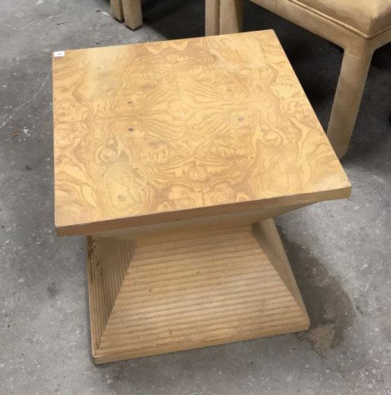 Geometric Wood Design Side Table (1 of 5)