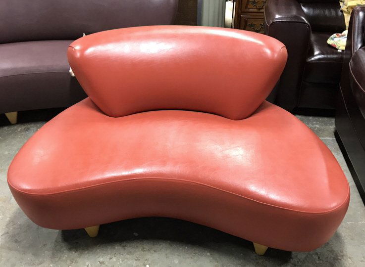 Modernica SOHO NY Coral Leather Lounge Chair (1 of 9)