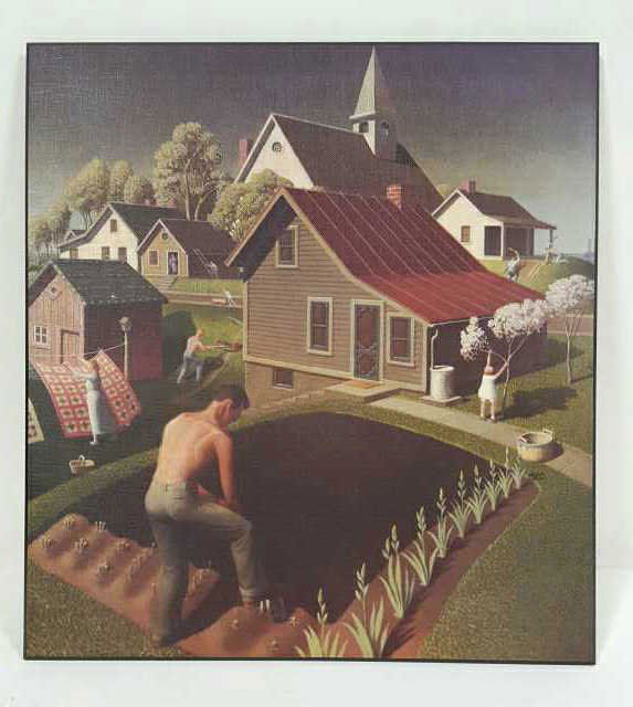 Spring in Town Textured Print (1 of 5)