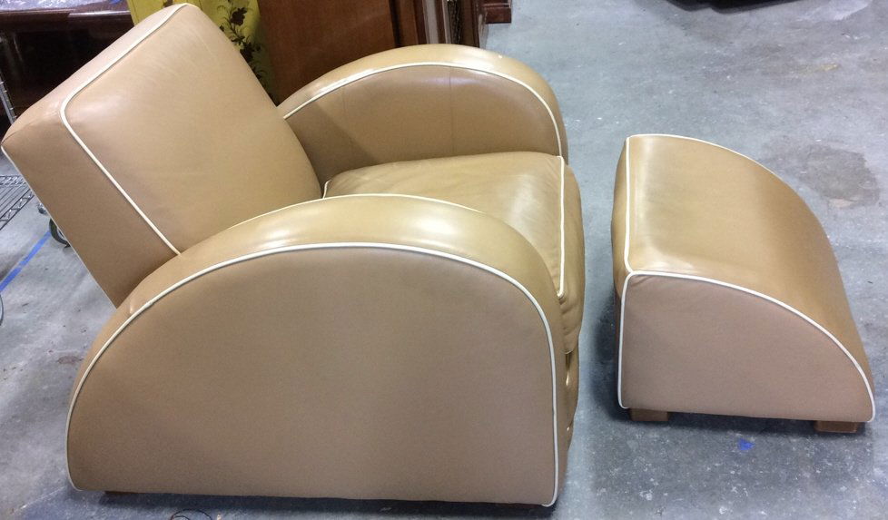 Thomasville Mad. Men Styled Arm Chair + Ottoman (1 of 10)
