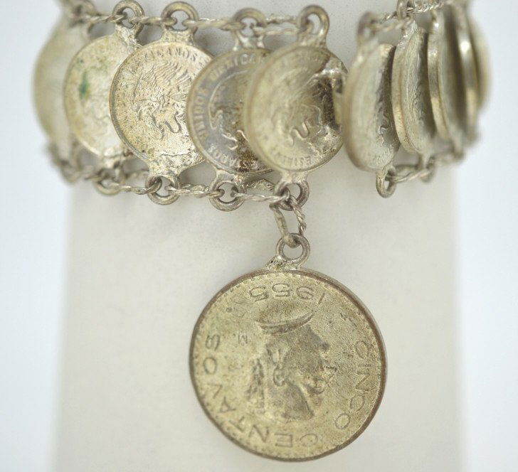 Mexican Centavos Bracelet (1 of 3)