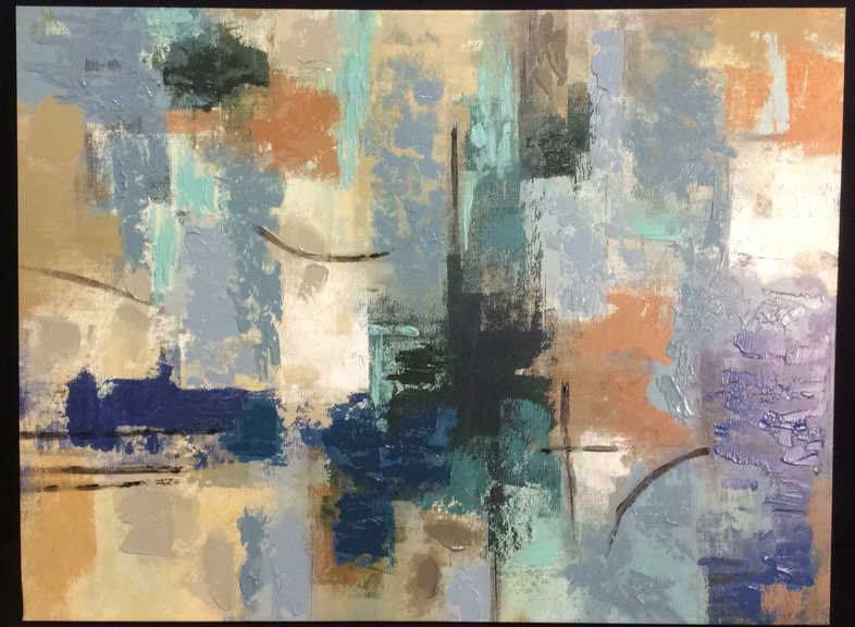 Abstract Contemporary Color Field Painting (1 of 10)