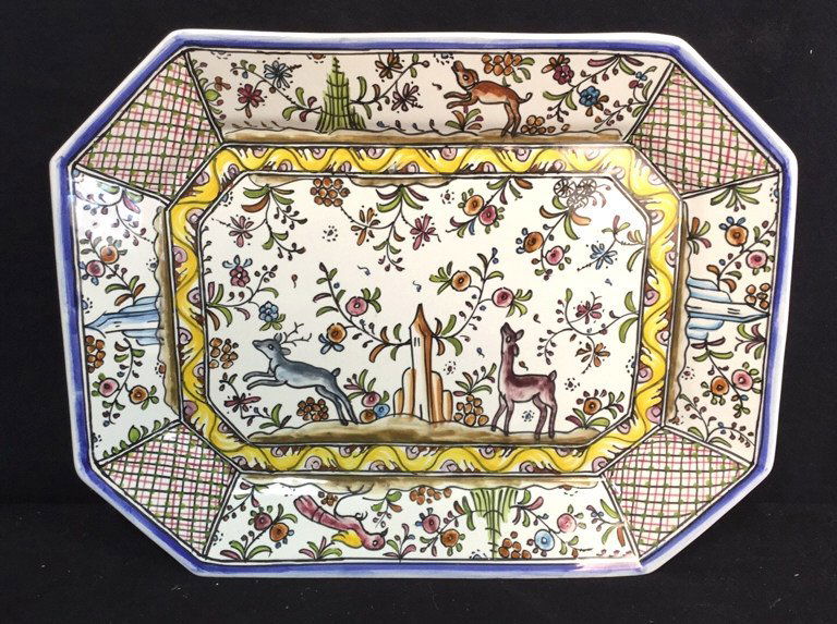 Hand-painted Portuguese Serving Platter (1 of 8)