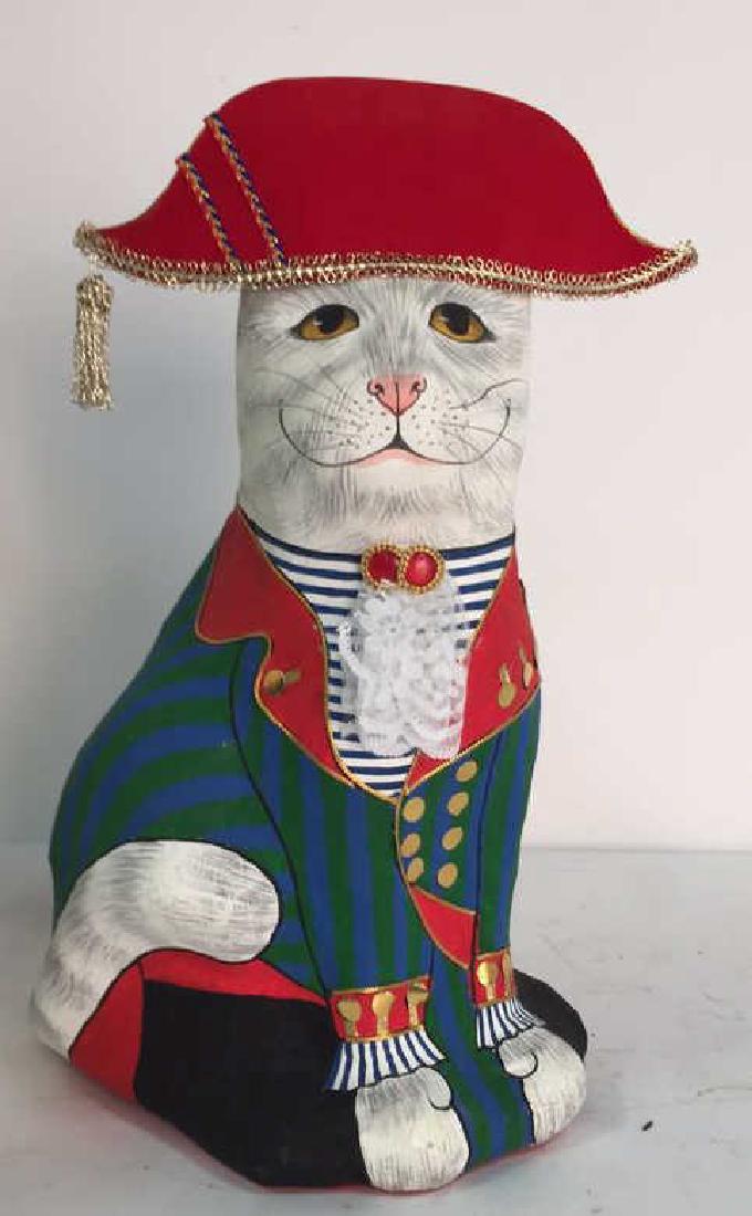 Hand Painted In Thailand Paper Mache Cat (1 of 6)