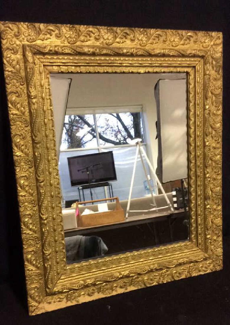 Vintage Decoratively Carved Mirror (1 of 8)