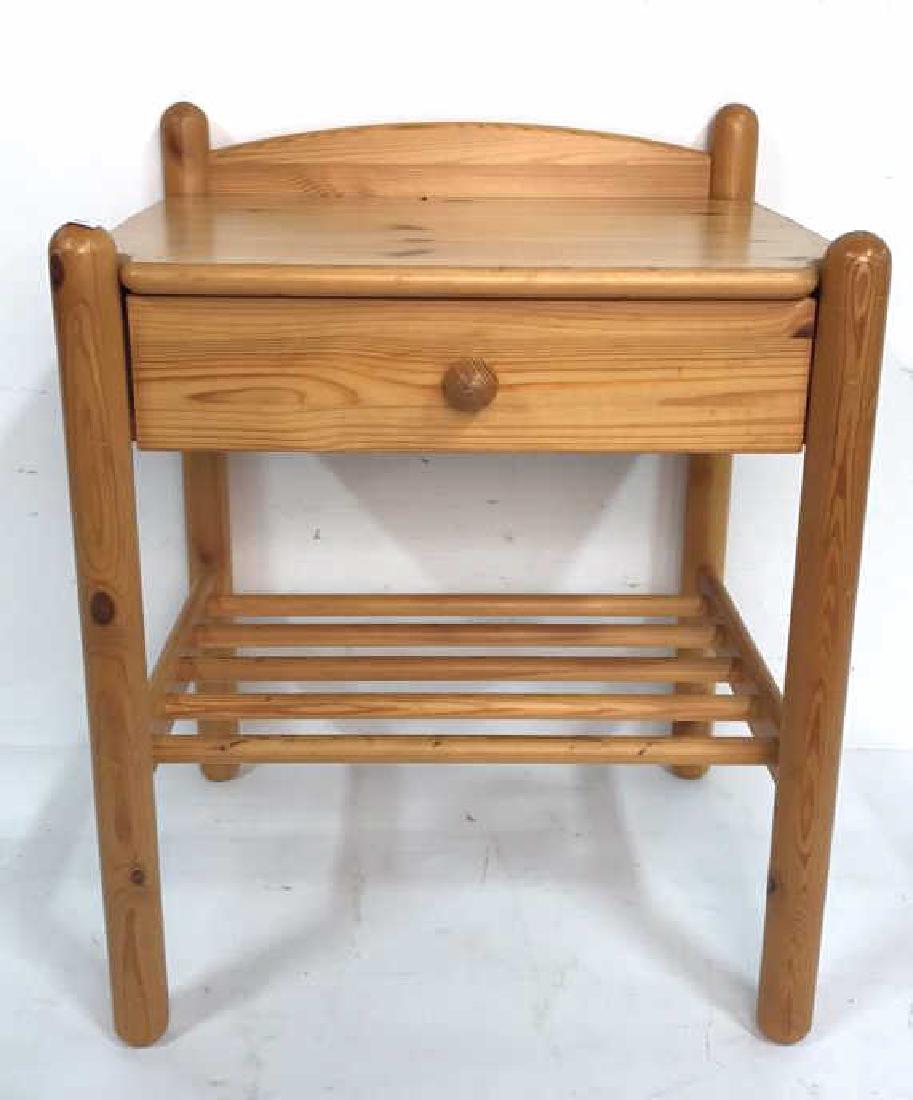 Light Colored Wood Night Table (1 of 7)