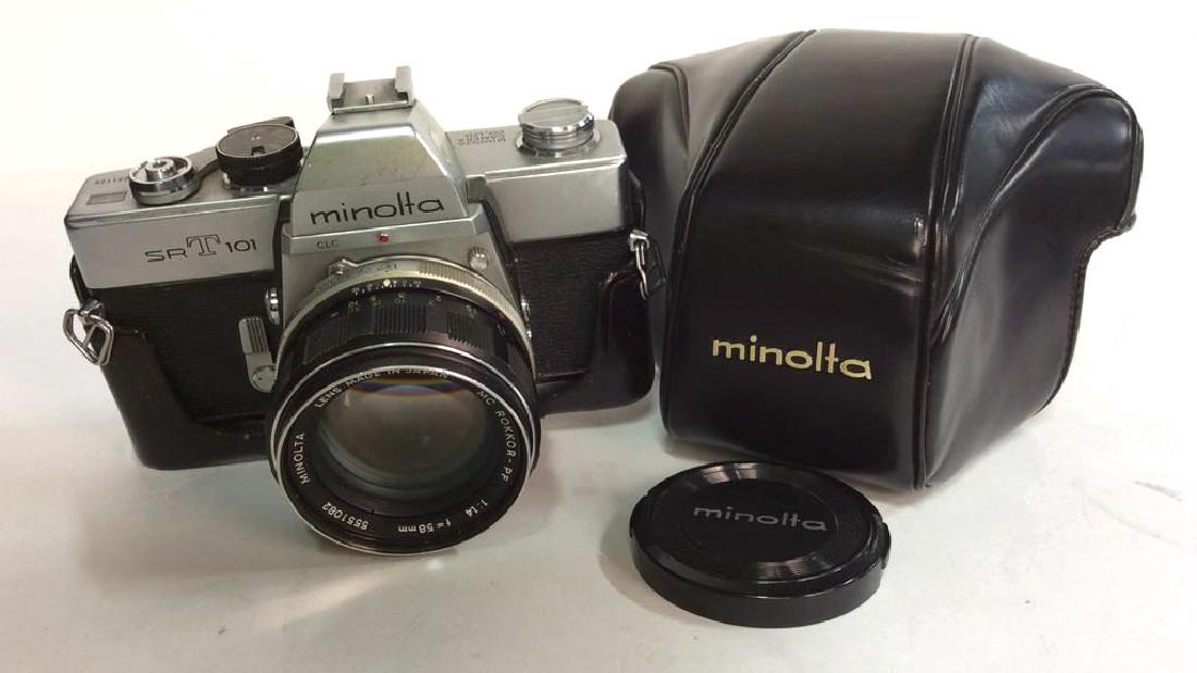 Minolta SR T 101 Camera with Lens (1 of 9)