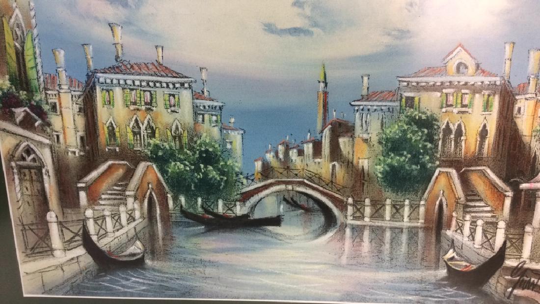 Signed Dated Pastel Of Venice (1 of 11)