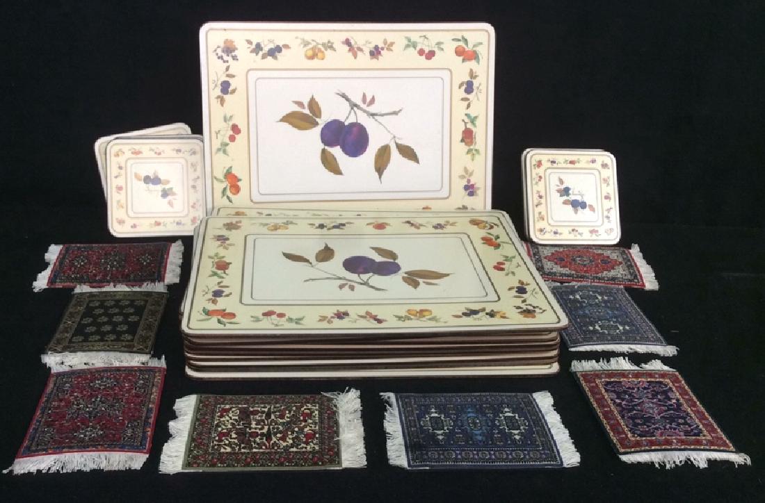 Royal Worcester Placemats And Coasters Placements of (1 of 9)