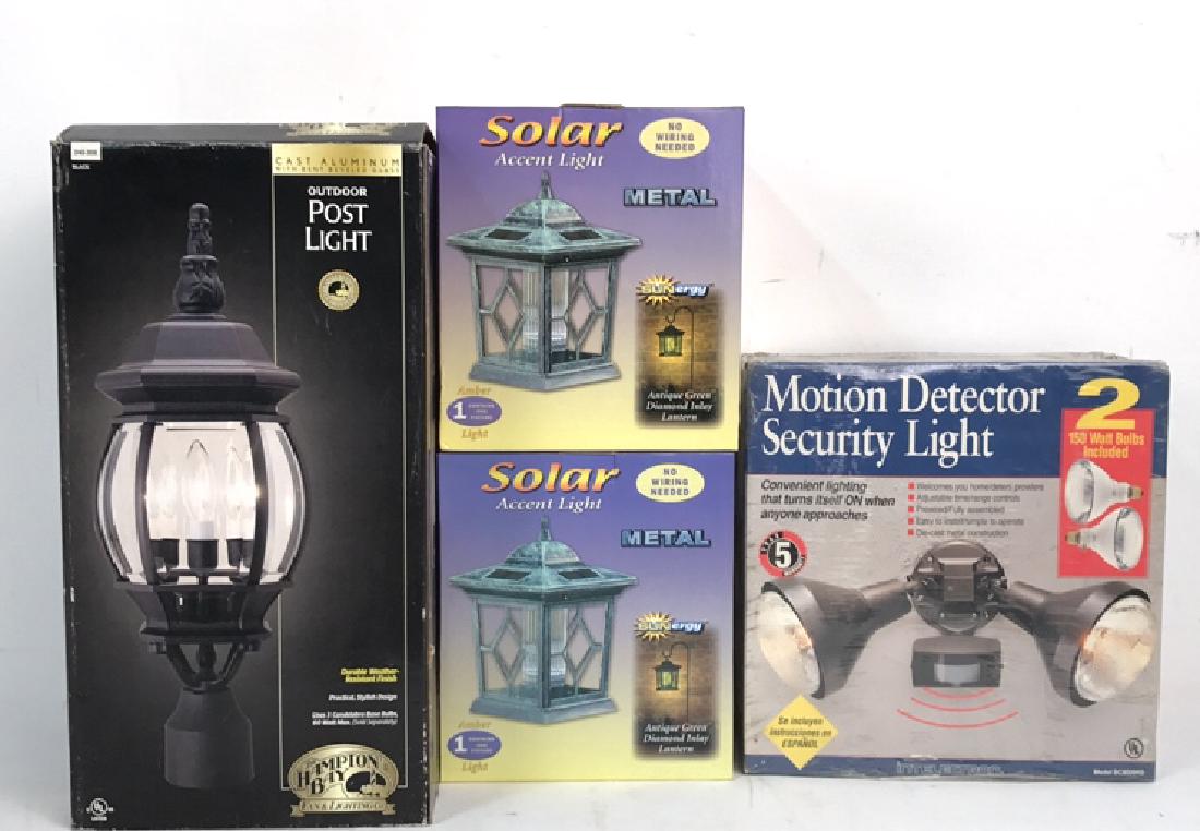 Group Lot 4 Outdoor Lights In Boxes Group Lot 4 Outdoor (1 of 8)