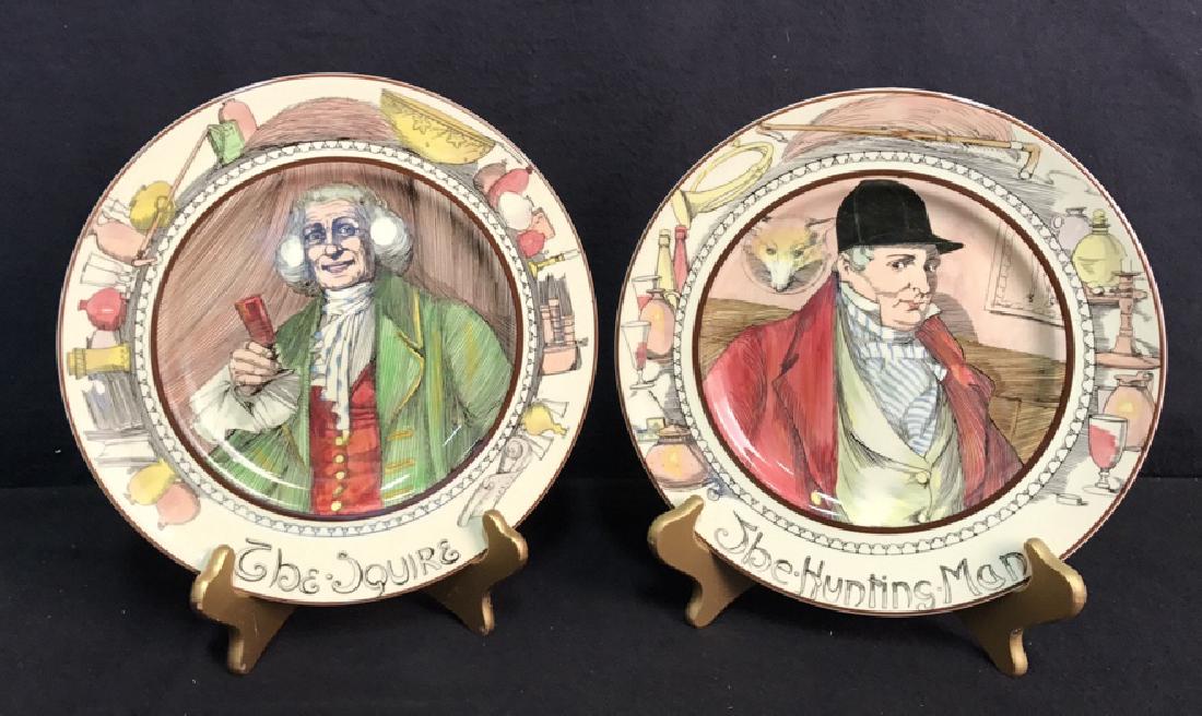 Pair ROYAL DOULTON Plates (1 of 10)