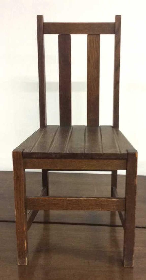 Antique Oak Mission Child's Chair (1 of 9)