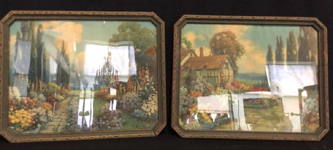 Pair of Vintage  Framed R. Atkinson Fox Prints (1 of 10)