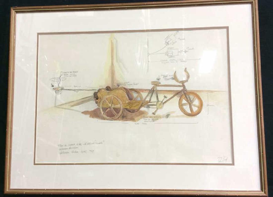 Dan H Urban Artist Signed Pen And Watercolor (1 of 10)