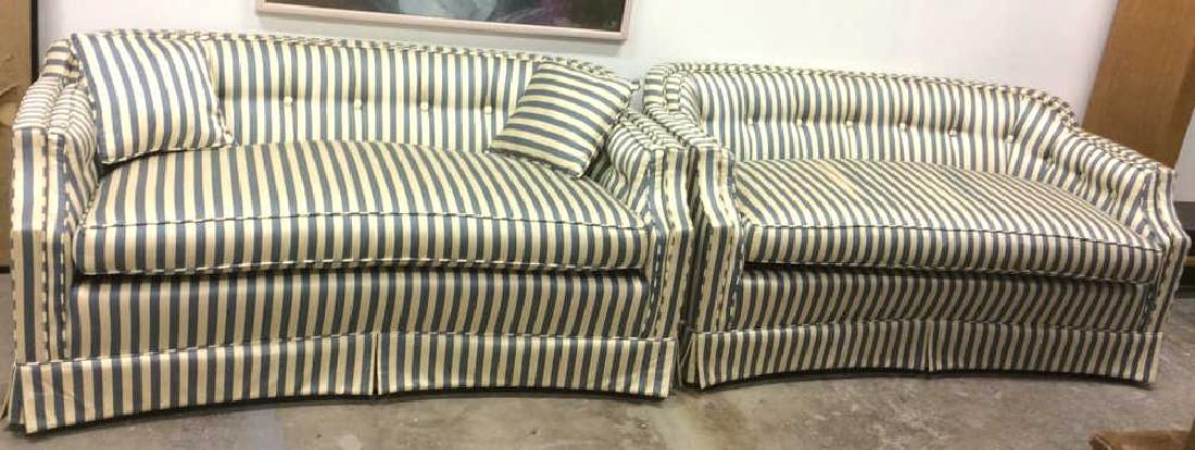 Pair Custom Upholstered Love Seats (1 of 10)