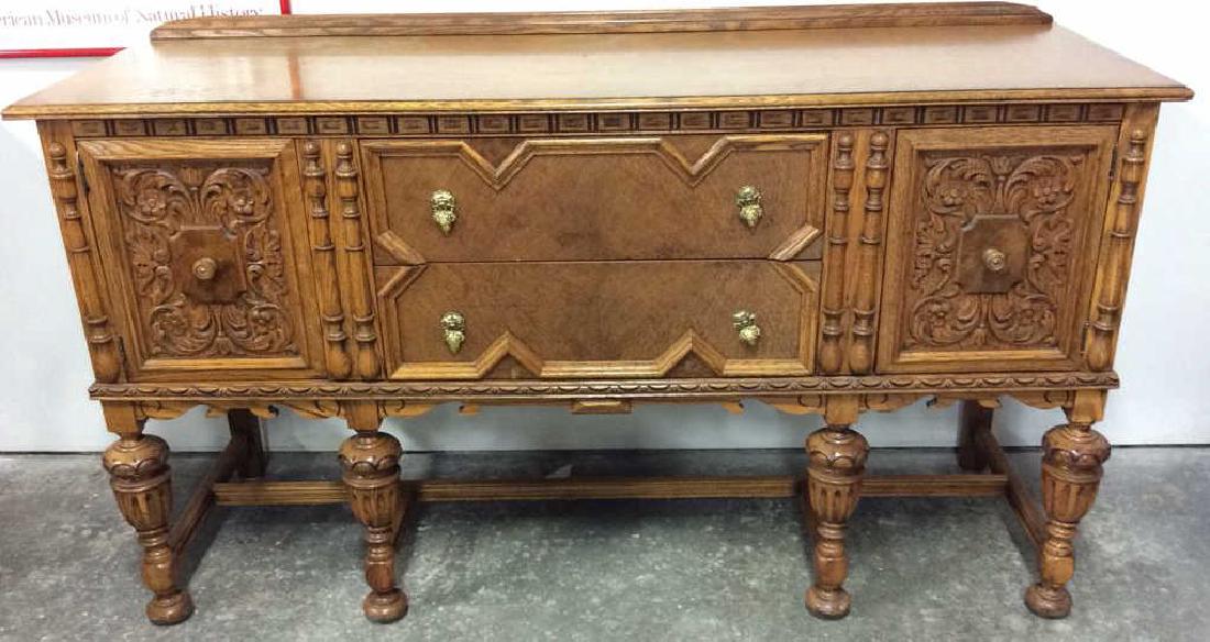 Vintage Carved Jacobean Style Buffetg (1 of 10)