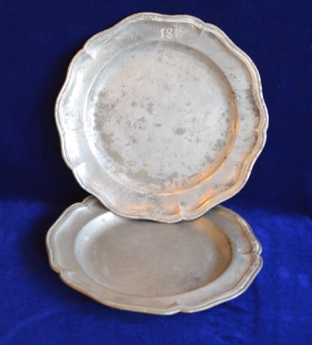 Ernst Hai German Pewter Plates (2) (1 of 5)