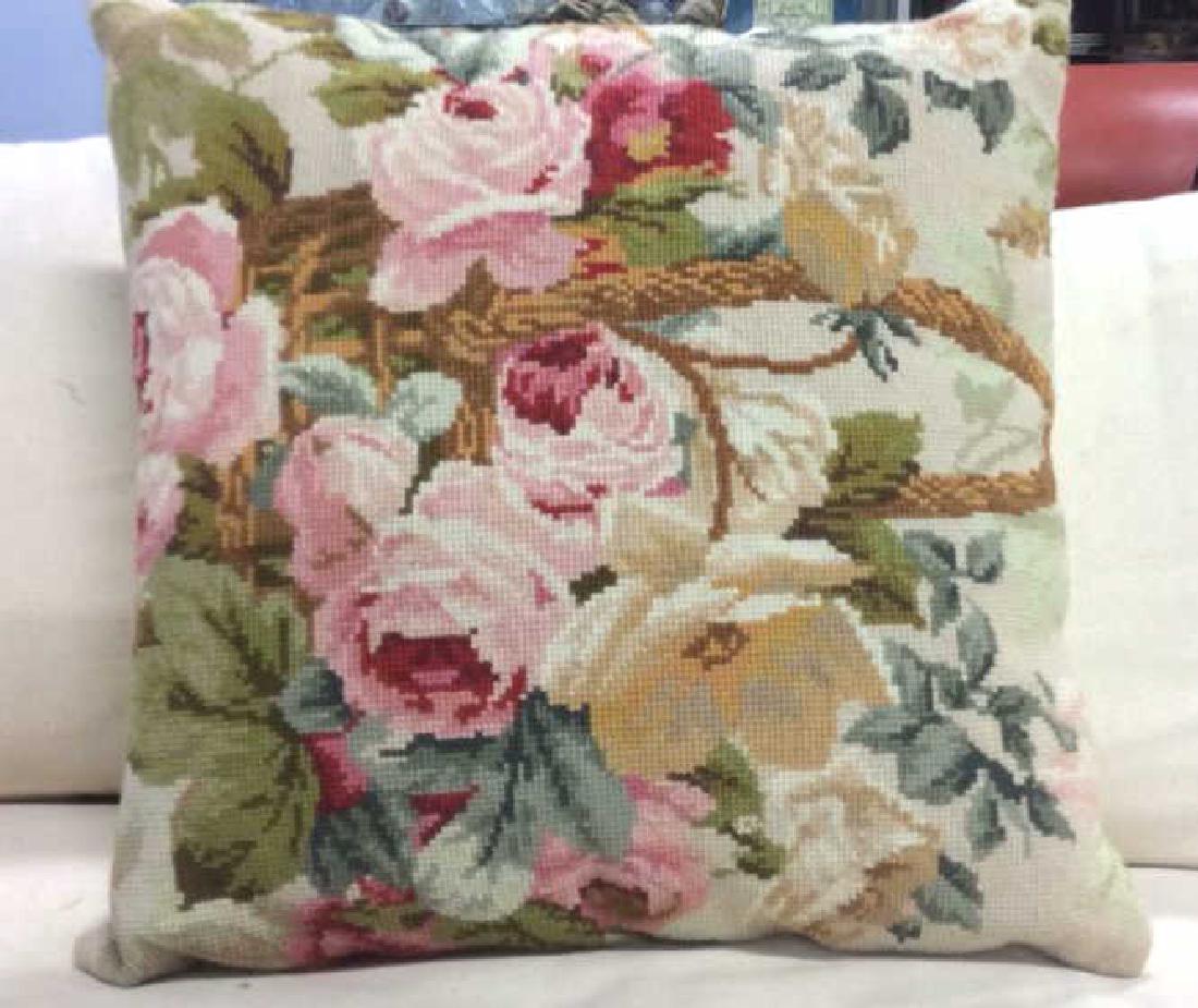 Needlepoint Throw Pillow (1 of 7)