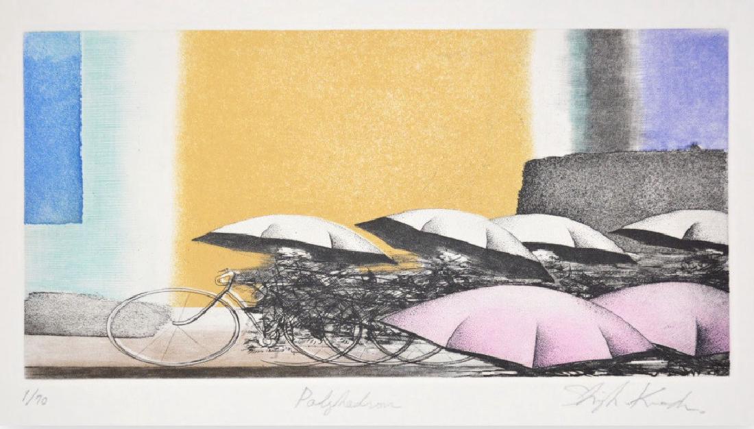 Shigeki KURODA,  "Polyhedron", Etching (1 of 9)