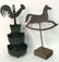 Antique Metal Horse & Metal Rooster