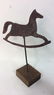 Antique Metal Horse & Metal Rooster - 5