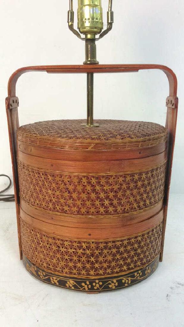 Chinese Lunch Box Lamp Originally a Chinese Lunchbox (1 of 10)