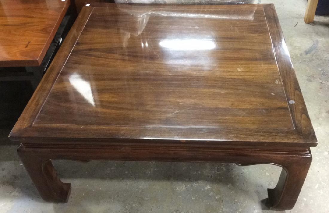 Walnut Polished Asian Style Coffee Table Coffee table, (1 of 10)