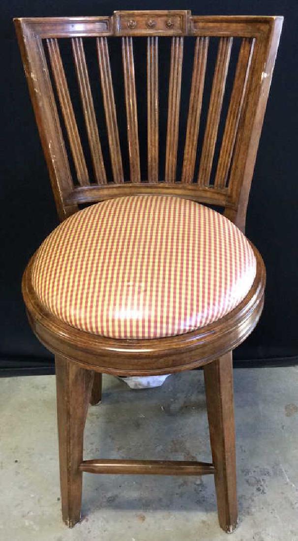 Walnut Swivel Bar Chair Bar chair kitchen chair stool (1 of 6)