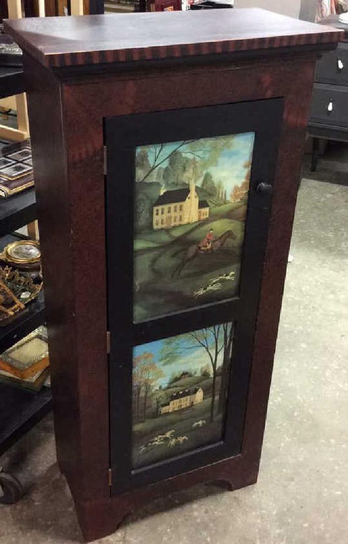 Horse Scene Country Cabinet (1 of 10)