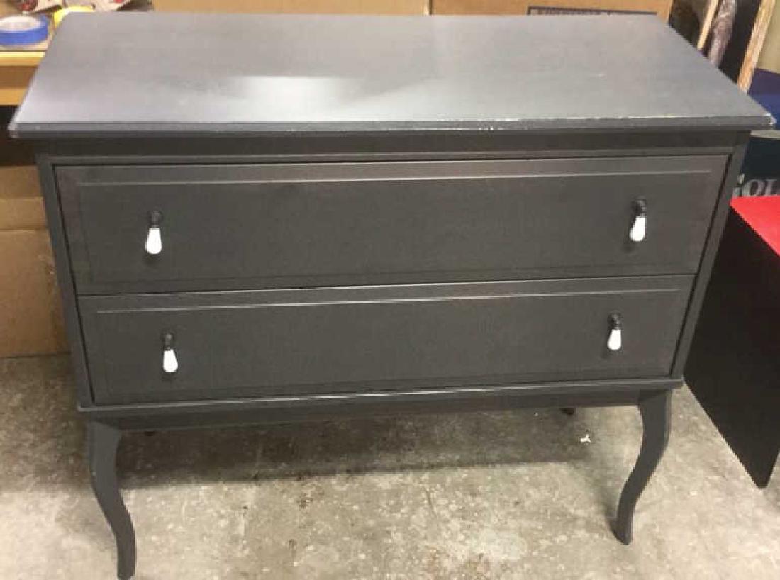 Painted Gray Country Dresser (1 of 9)