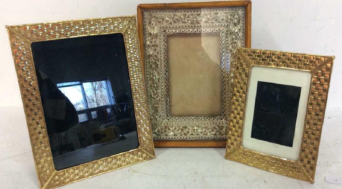 Antique and Vintage Frames Two Gilded metal basket (1 of 10)