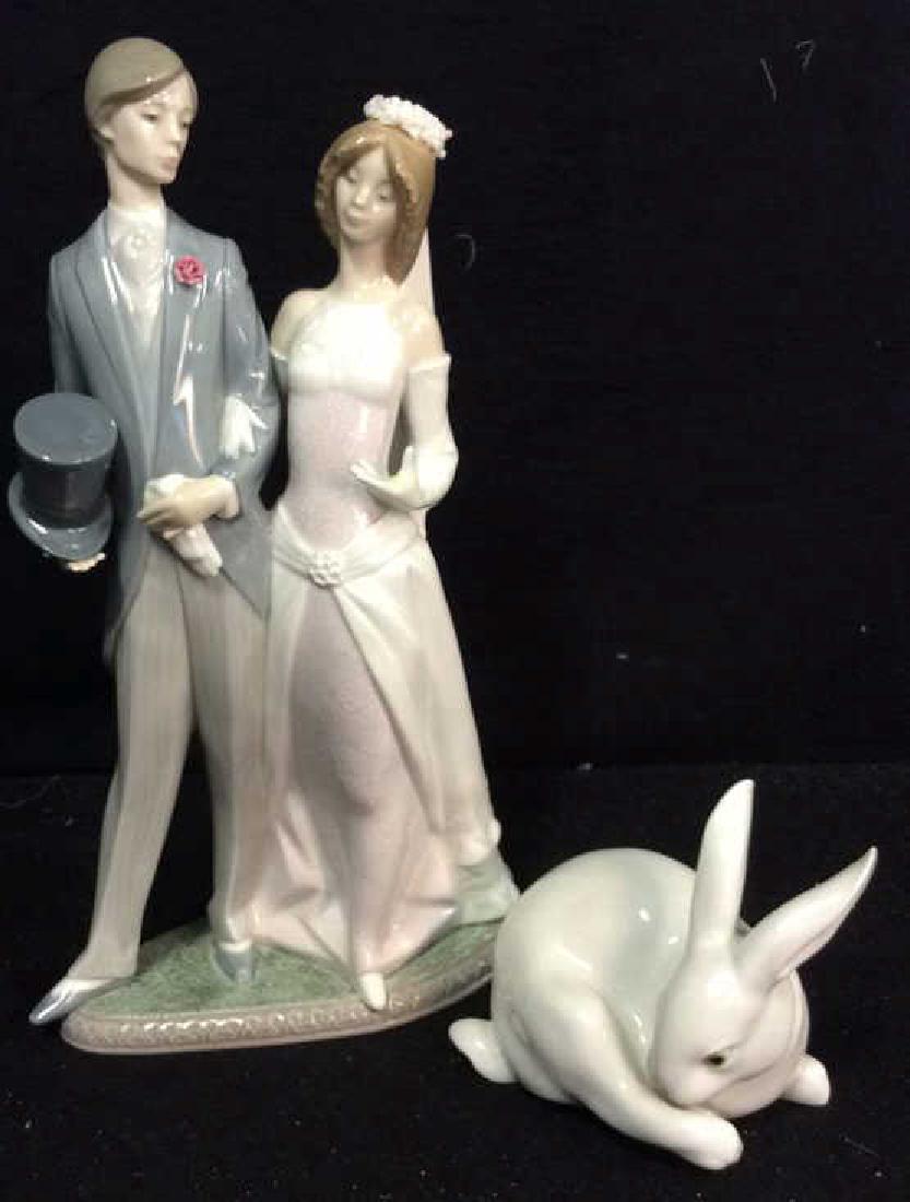 2 Lladro Porcelain Sculptures Each signed and marked (1 of 10)