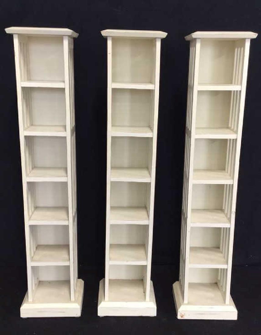 3 Pier 1 Wooden Tower CD Holders 3 Pier 1  wooden (1 of 6)