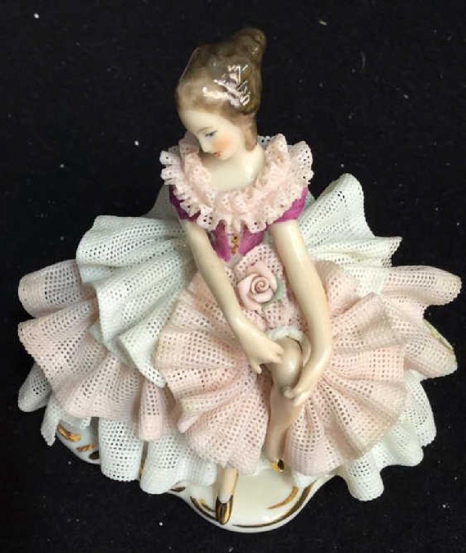 Vintage Dresden Porcelain Ballerina Collectible (1 of 8)