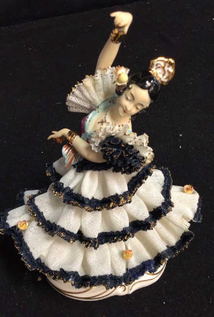 Vintage Dresden Porcelain Flamenco Collectible (1 of 9)