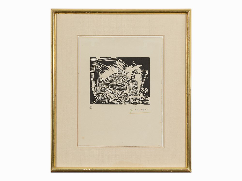 Pablo Picasso, Linocut, Le Pigeonneau, France, 1939 (1 of 5)
