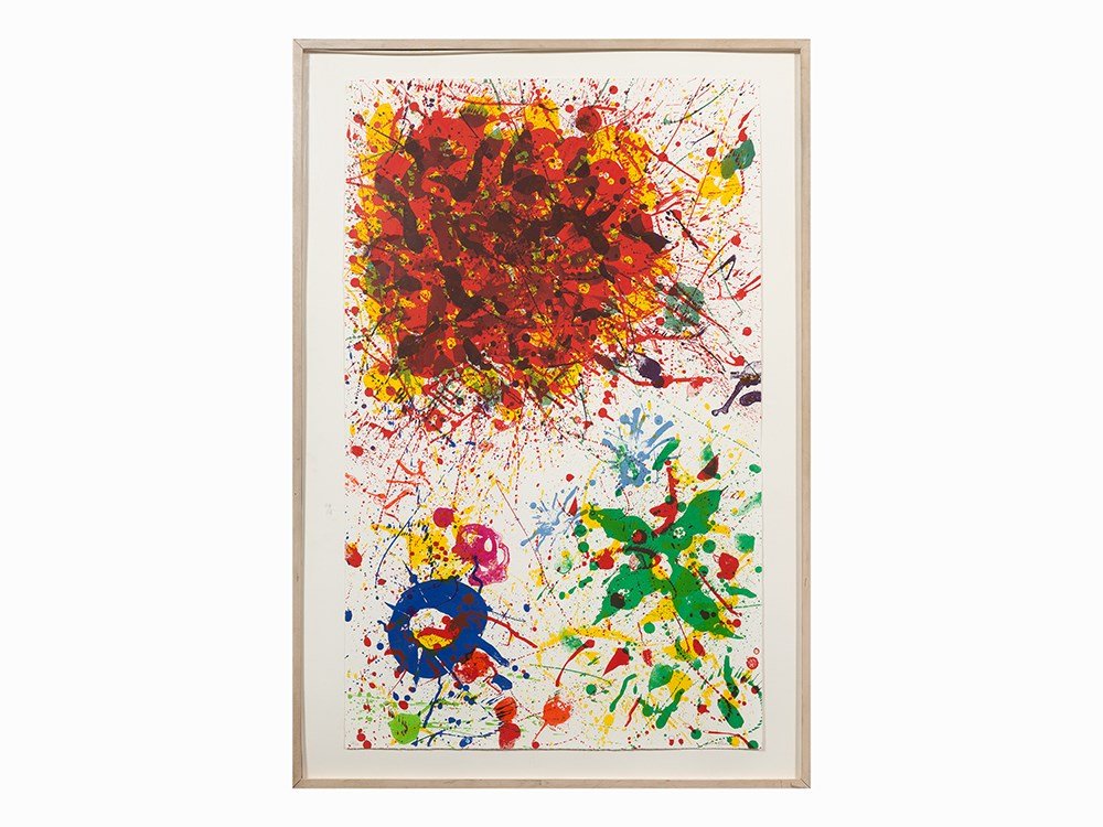 Sam Francis, Color Lithograph, Untitled, USA, 1987 (1 of 7)