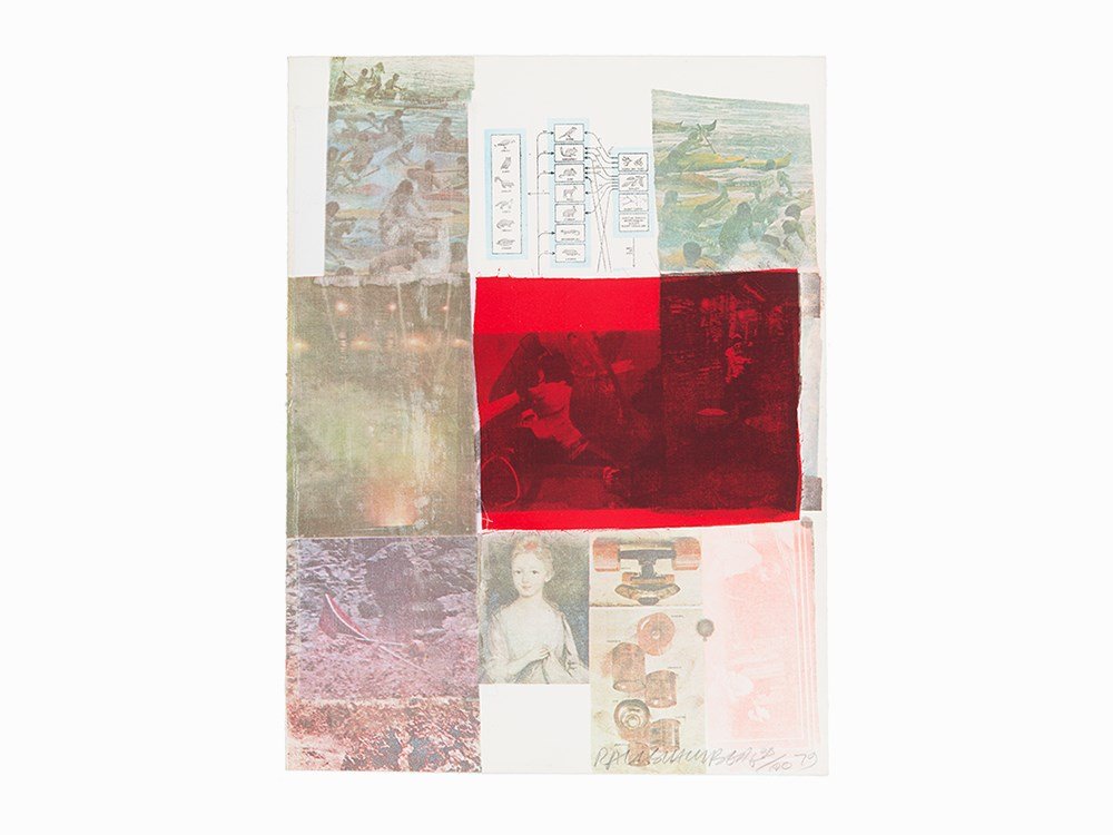 Robert Rauschenberg, Lithograph, From the Seat of (1 of 6)