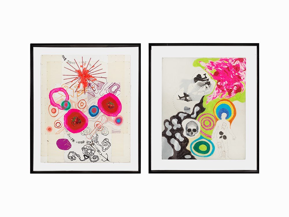 Matthew Weinstein, Mixed Media, Pair of Works, 1992-4 (1 of 10)