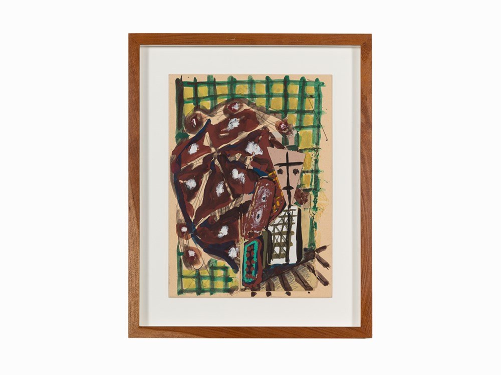 Markus Lüpertz, Untitled, Mixed Media, 20th C. (1 of 6)