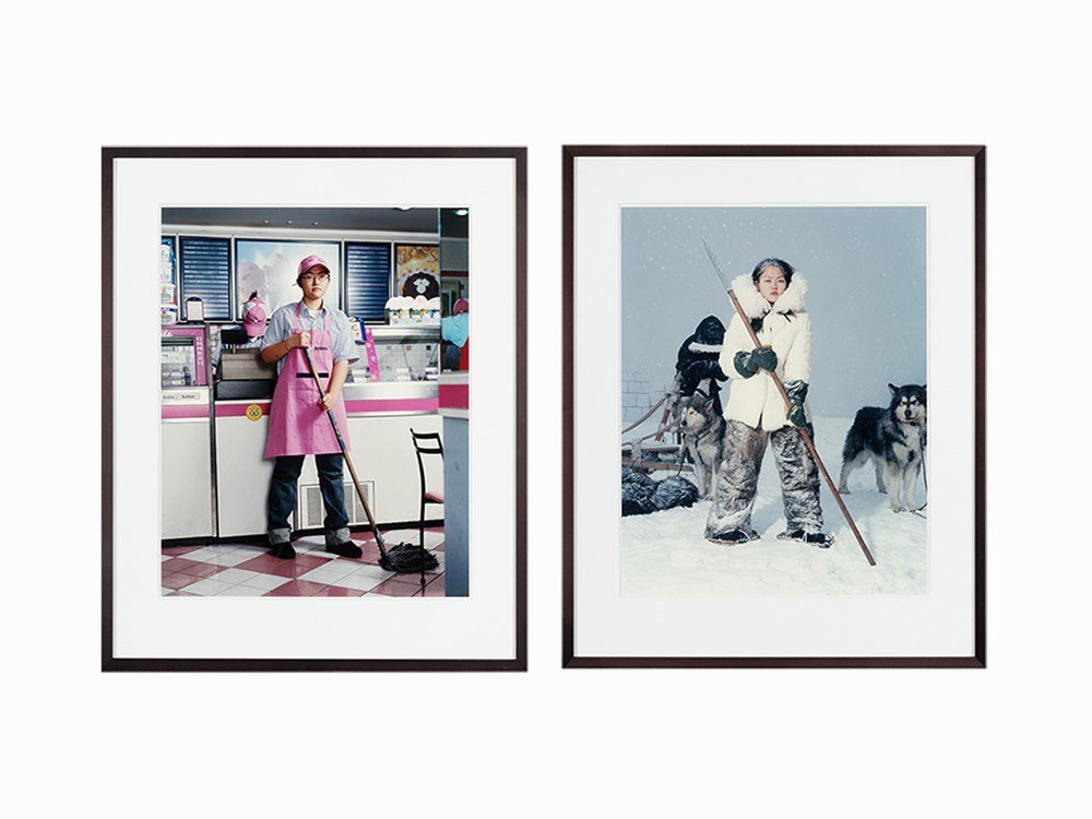 Yeondoo Jung, ‘Bewitched 2’, Pair of C-Prints, 2001: Pair of c-prints Korea, 2001 Yeondoo Jung (b. 1969) – Korean artist Each signed and numbered from an edition of 5 Each framed and matted Image dimensions: 27 ½ x 22 in. (70 x 55.9 cm.) Frame dimens