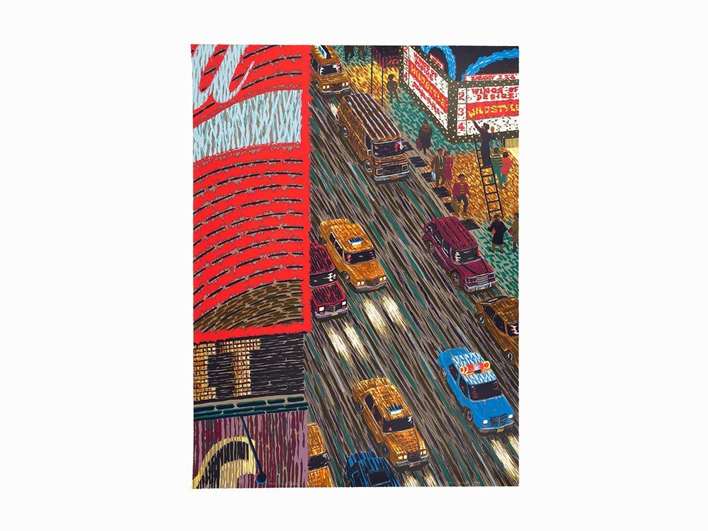 Yvonne Jacquette, ‘Motion Picture (Times Square)’, 1990 (1 of 6)