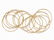 Ippolita, Set of 13 Sculptural 18K Gold with 2 Diamond - 2