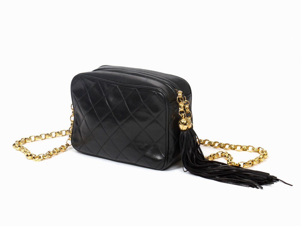 Chanel, Classic Black Quilted Camera Bag, France, (1 of 6)