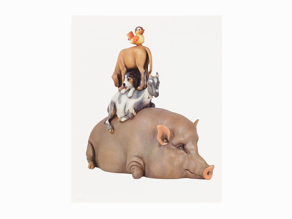 Jeff Koons, ‘Stacked Animals’, Photolithograph, 2003 (1 of 8)