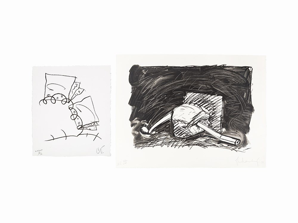 Claes Oldenburg, Pair of Lithographs, 1989-1997 (1 of 9)